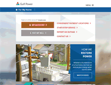 Tablet Screenshot of gulfpower.com